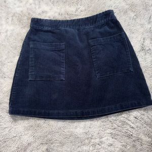 Forever 21 | Navy Corduroy Skirt